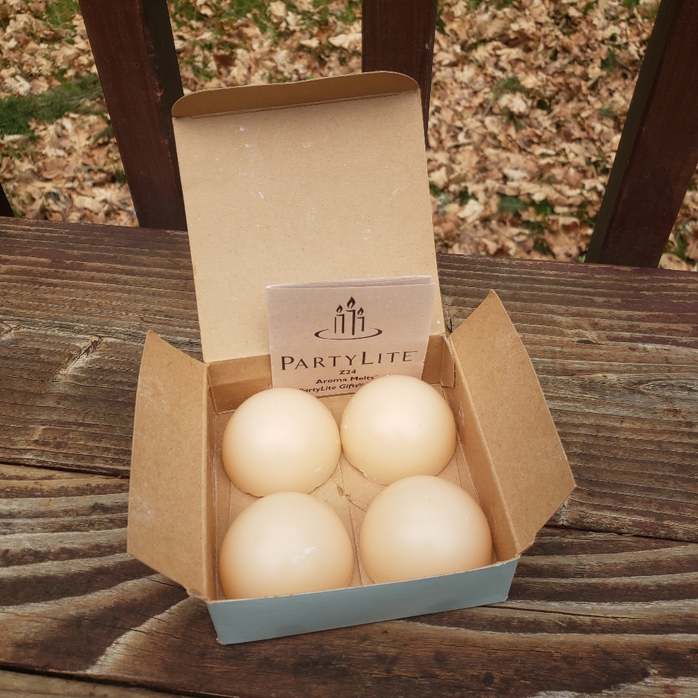 (4) PartyLite French Vanilla Aroma Melts - 2 1/4"